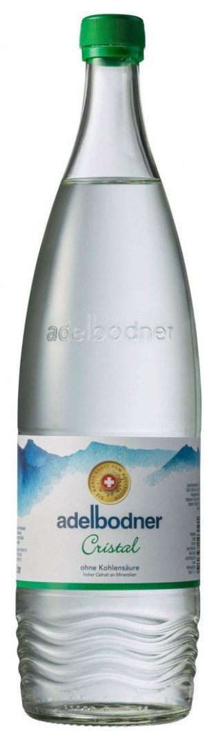 Adelbodner Mineral Cristal (ohne CO2), Glas MW 100cl x12