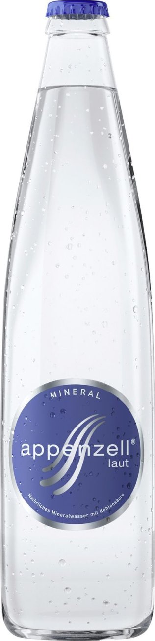 Appenzell Mineral laut mit CO2, Glas MW 50cl x20