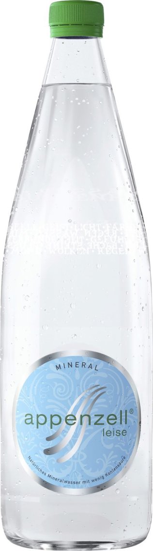 Appenzell Mineral leise mit CO2, Glas MW 80cl x12