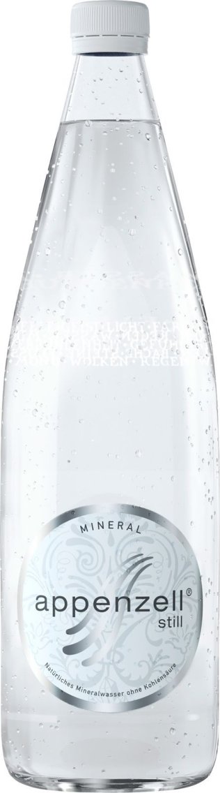 Appenzell Mineral still ohne CO2, Glas MW 80cl x12
