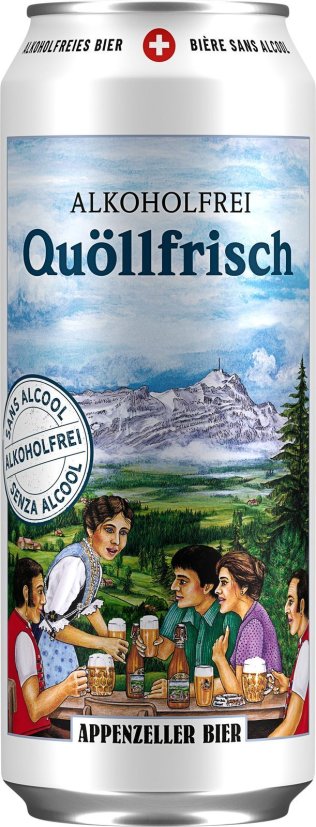 Appenzeller Quöllfrisch alkoholfrei, Dose EW 50cl x6