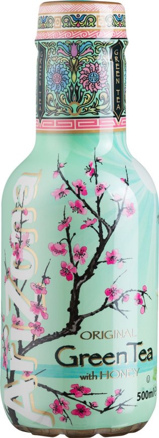 AriZona Green Tea, PET EW 50cl x6