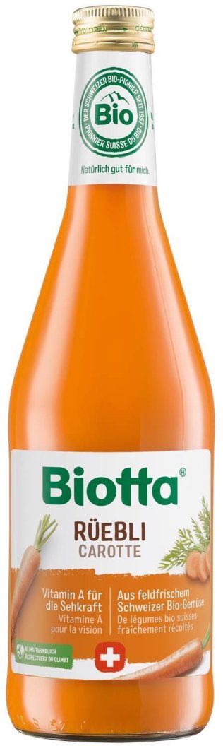 Biotta Rüebli, Glas EW 50cl x6