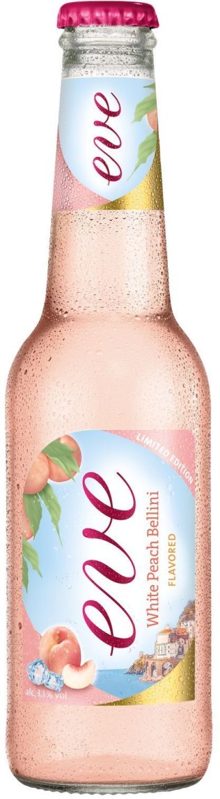 Eve White Peach Bellini, Glas EW CARTON x4