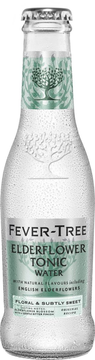 Fever Tree Elderflower Tonic Water, Glas EW 20cl x4