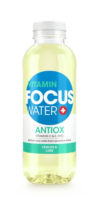 Focuswater Antiox Zitrone & Limette, PET EW (Grün) 50cl x12
