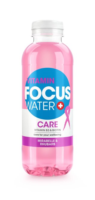 Focuswater Care Mirabelle & Rhabarber, PET EW (Pink) x12