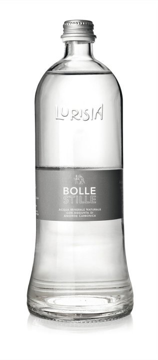 Lurisia Mineralwasser Bolle mit CO2, Glas MW HARASSE x12
