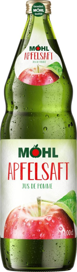Möhl Apfelsaft hell, Glas MW 100cl x12