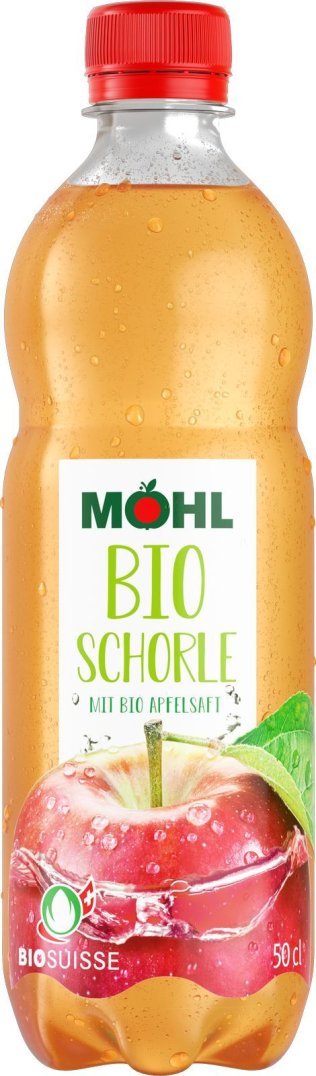 Möhl Bio Schorle Naturtrüb, PET EW 50cl x6