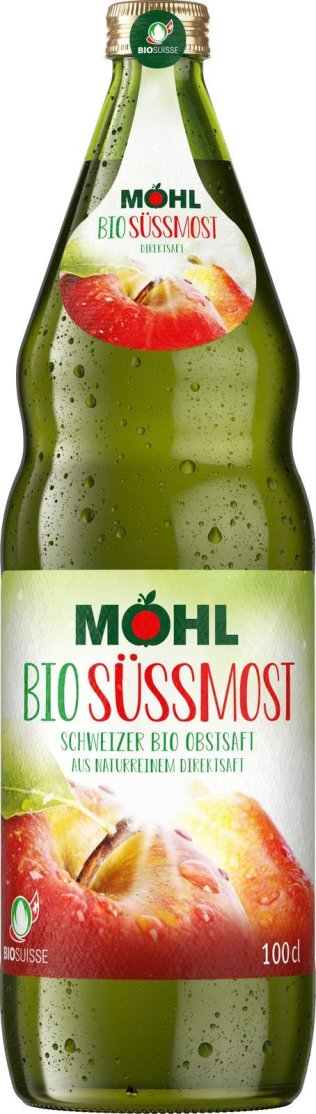 Möhl Bio Süssmost Bio Suisse, Glas MW 100cl x12