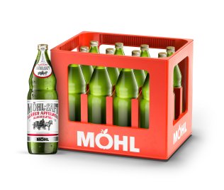 Möhl Saft klar (Spezial) alkoholfrei, Glas MW 100cl x12