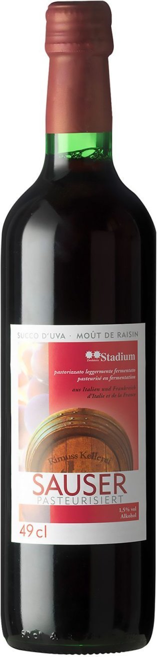 Sauser im Stadium pasteurisiert, Glas MW VINIHARASSE