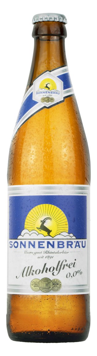 Sonnenbräu Alkoholfrei 0.0%, Glas MW 50cl x10
