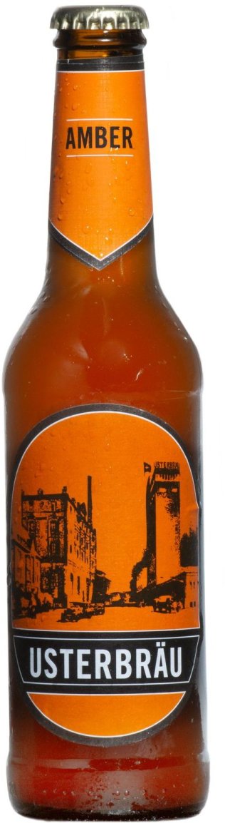 Usterbräu Amber, Glas MW 33cl x10