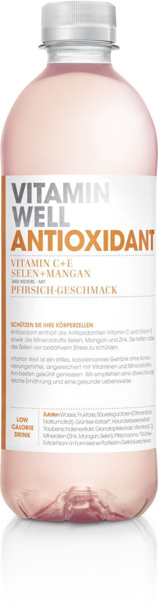 Vitamin Well Antioxidant, PET EW 50cl x12