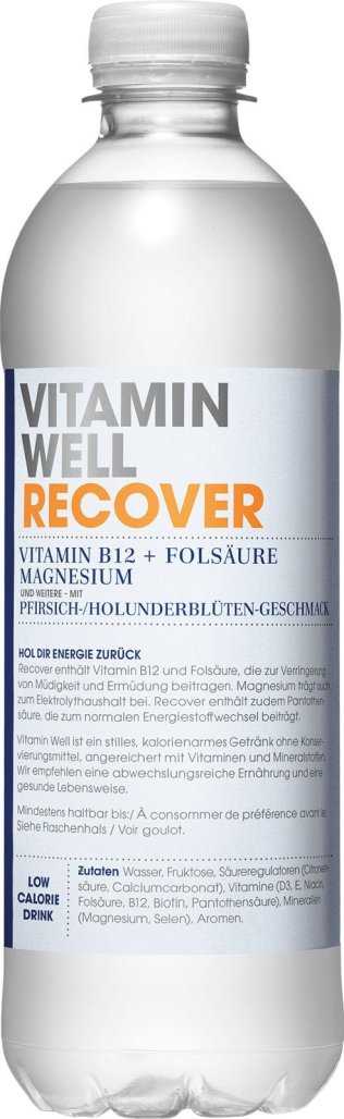 Vitamin Well Recover, PET EW 50cl x12