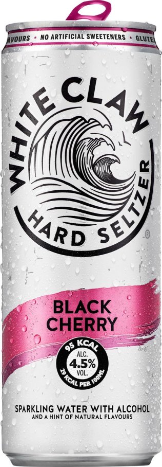 WHITE CLAW Black Cherry Hard Seltzer , Dosen EW CARTON