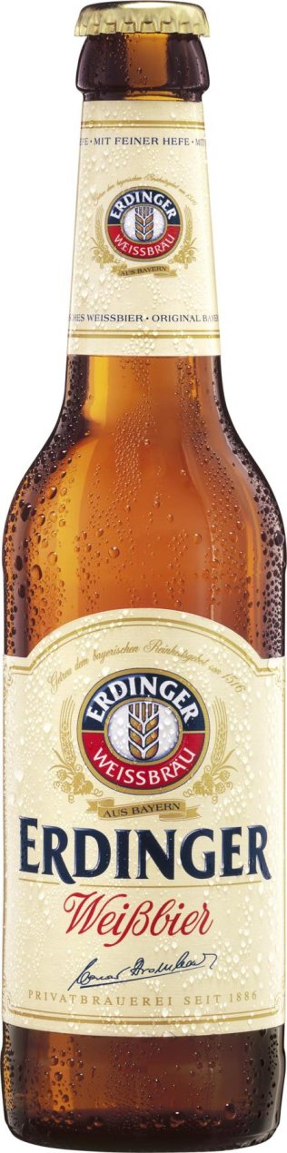 Erdinger Weissbier Hefe Hell, Glas MW 33cl x24
