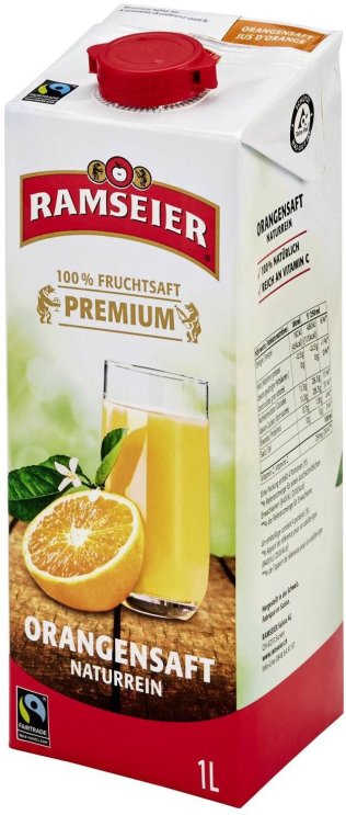Ramseier Premium Orangensaft, Tetra EW 100cl x4