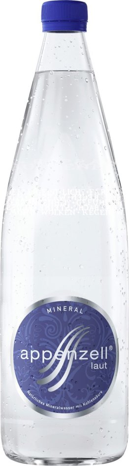 Appenzell Mineral laut mit CO2, Glas MW 80cl x12