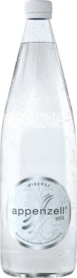 Appenzell Mineral still ohne CO2, Glas MW 80cl x12