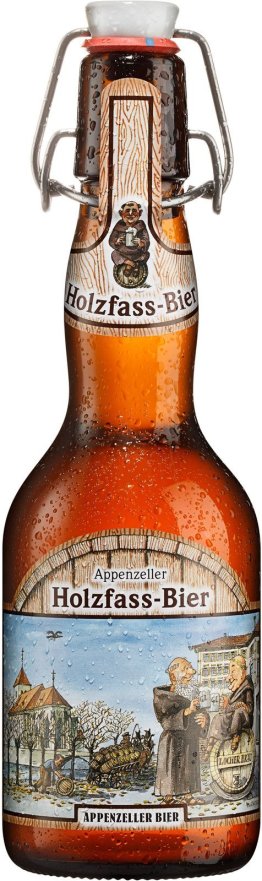 Appenzeller Holzfass Bier naturtrüb, Bügelflasche Glas MW x20