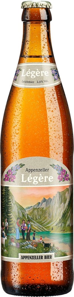 Appenzeller Légère Leichtbier, Glas MW 50cl x20