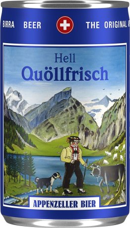 Appenzeller Quöllfrisch Lager hell, Dosen EW 15cl x6