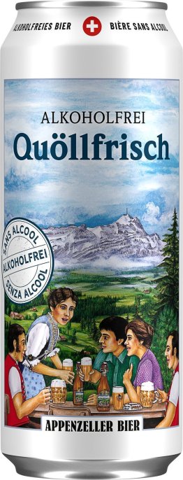 Appenzeller Quöllfrisch alkoholfrei, Dose EW 50cl x6