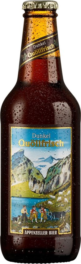 Appenzeller Quöllfrisch dunkel, Glas EW 33cl x6