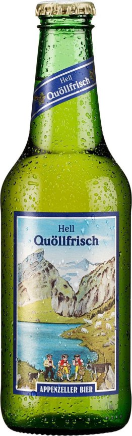 Appenzeller Quöllfrisch hell, Glas EW x10