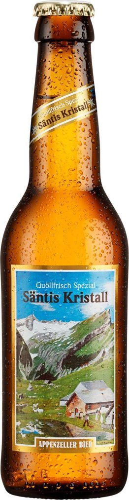 Appenzeller Säntis Kristall Spezial, Glas MW 33cl x24