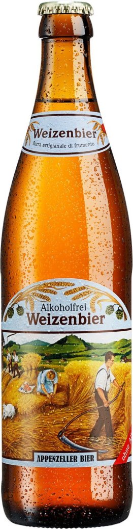 Appenzeller Weizenbier alkoholfrei, Glas MW 50cl x20