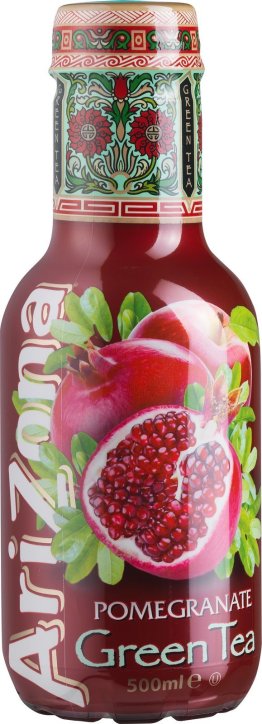 AriZona Green Tea Pomegranate , PET EW 50cl x6