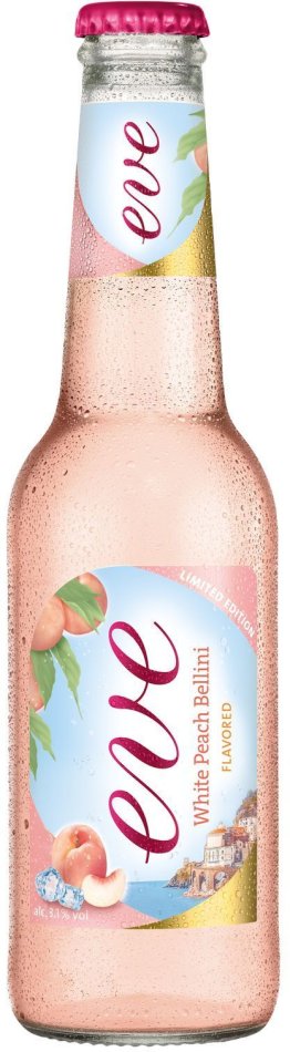 Eve White Peach Bellini, Glas EW CARTON x4