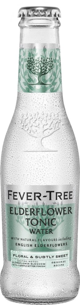 Fever Tree Elderflower Tonic Water, Glas EW 20cl x24