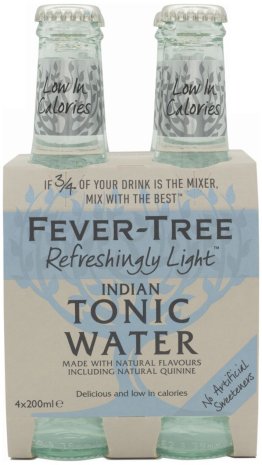 Fever Tree Refreshingly Light Tonic, Glas EW 20cl x4