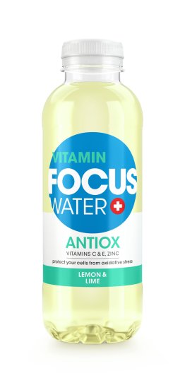 Focuswater Antiox Zitrone & Limette, PET EW (Grün) 50cl x12