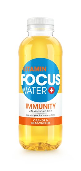 Focuswater Revive Orange & Drachenfrucht, PET EW (Orange) x12