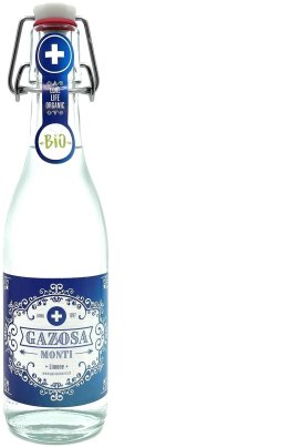 Gazosa Monti Limone (Zitrone) BIO, Bügelflasche Glas MW 35cl x20