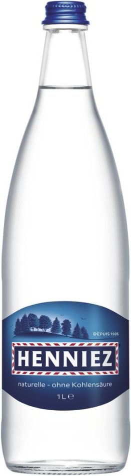 Henniez blau ohne CO2, Glas MW 100cl x12