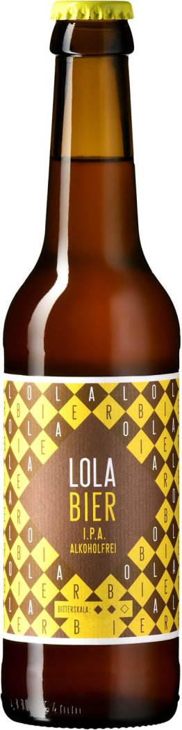 Lola Bier IPA Alkoholfrei, Glas MW x24