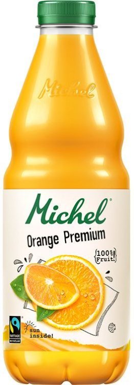 Michel Orangensaft Premium Fair Trade, PET EW / FOP x4