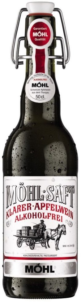Möhl Saft klar (Spezial) alkoholfrei, Bügelflasche Glas MW x15