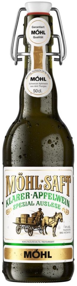 Möhl Saft klar Spezial, Bügelflasche Glas MW 50cl x15