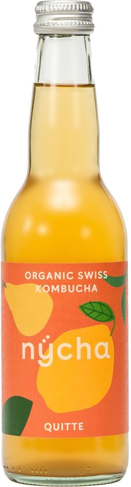 Nycha Kombucha BIO Quitte-Birne, Glas EW 33cl x24