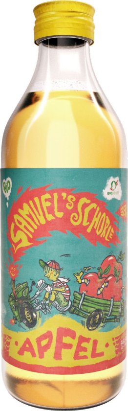 Samuels Schorle Apfel BIO, Glas MW 33cl x20