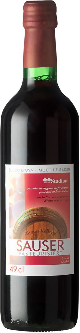 Sauser im Stadium pasteurisiert, Glas MW VINIHARASSE