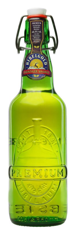 Sonnenbräu Ribelgold Maisbier, Bügelflasche Glas MW 50cl x15